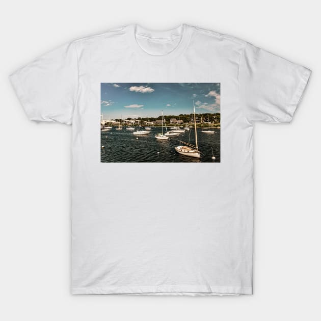 Falmouth Harbor, Cape Cod T-Shirt by Gestalt Imagery